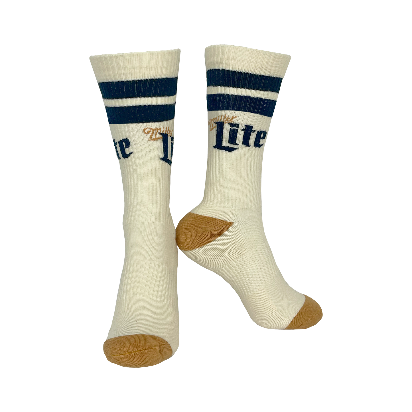 MILLER LITE STRIPED ATHLETIC SOCKS