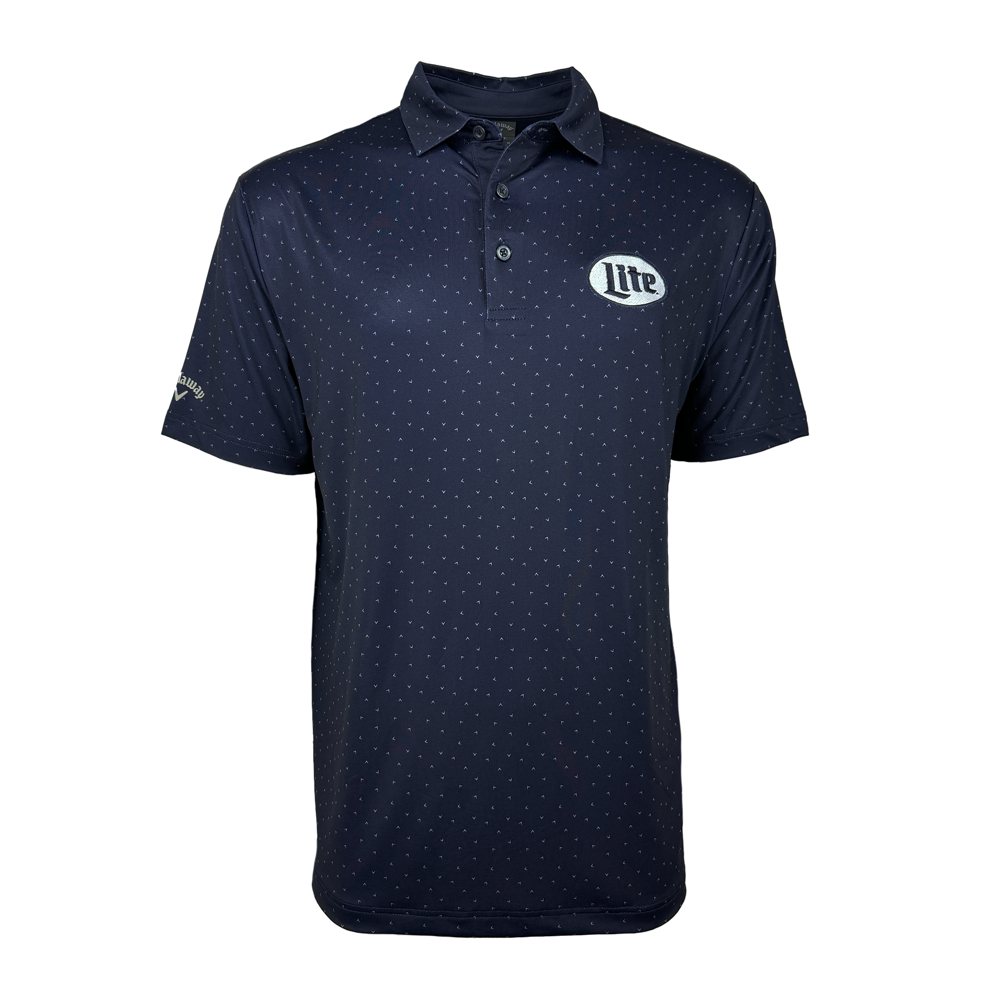 Navy golf shirt online