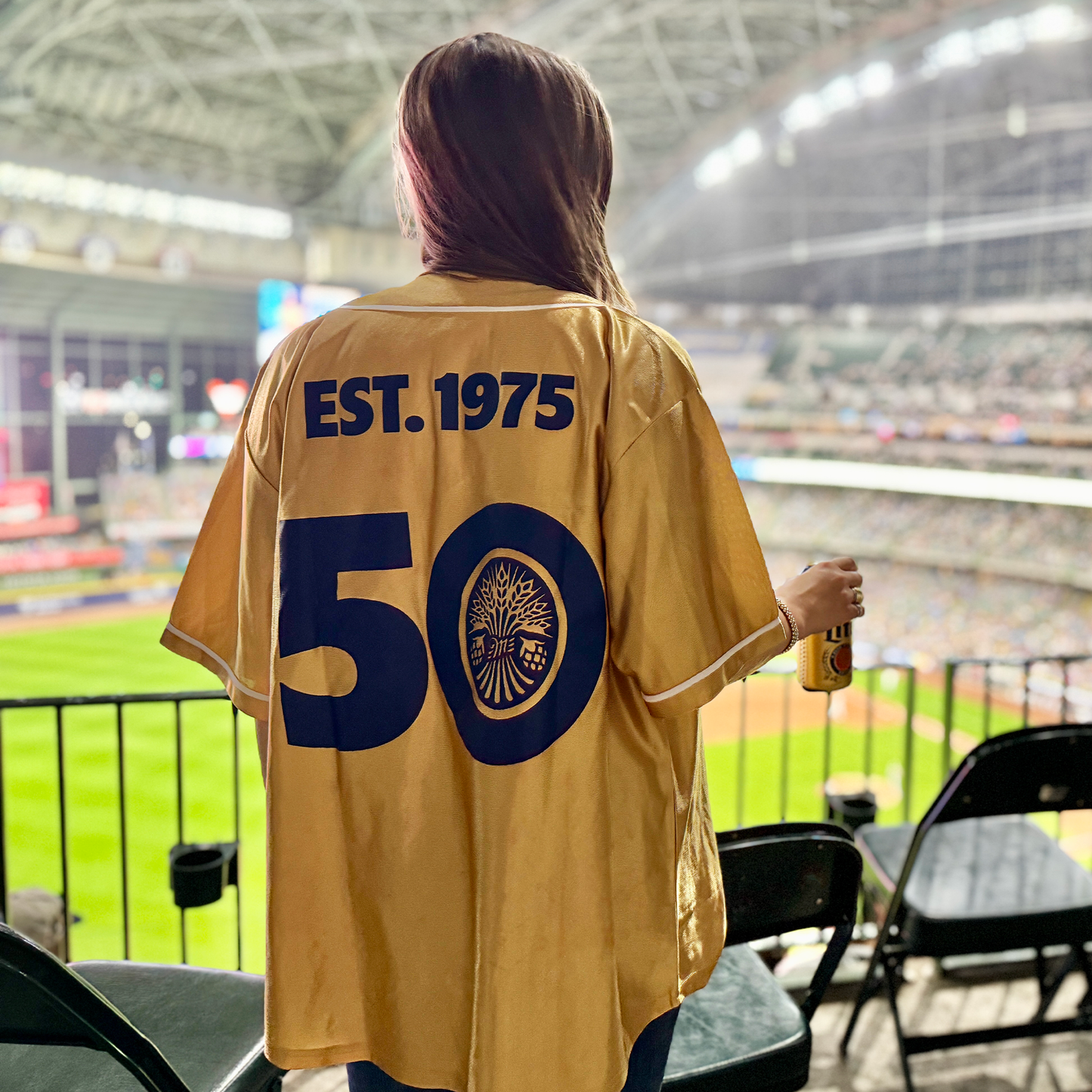 MILLER LITE 50TH GOLD JERSEY