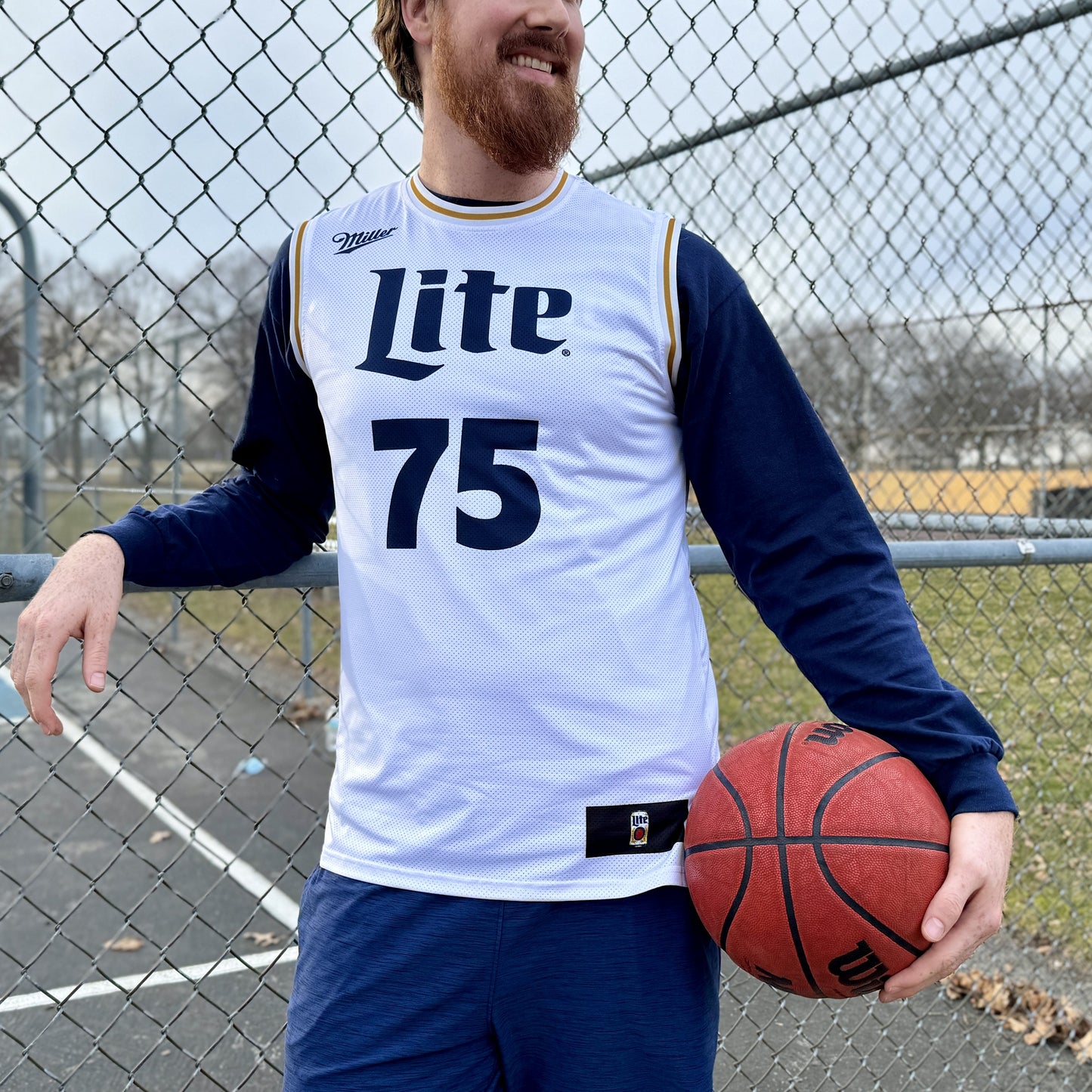 MILLER LITE BASKETBALL JERSEY