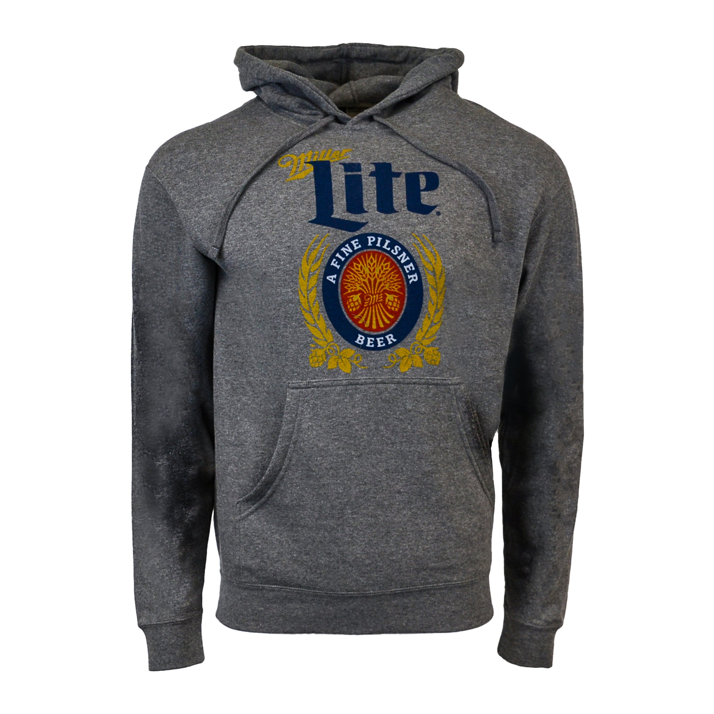 Miller Lite Gray Crest Hoodie – Miller Lite Shop