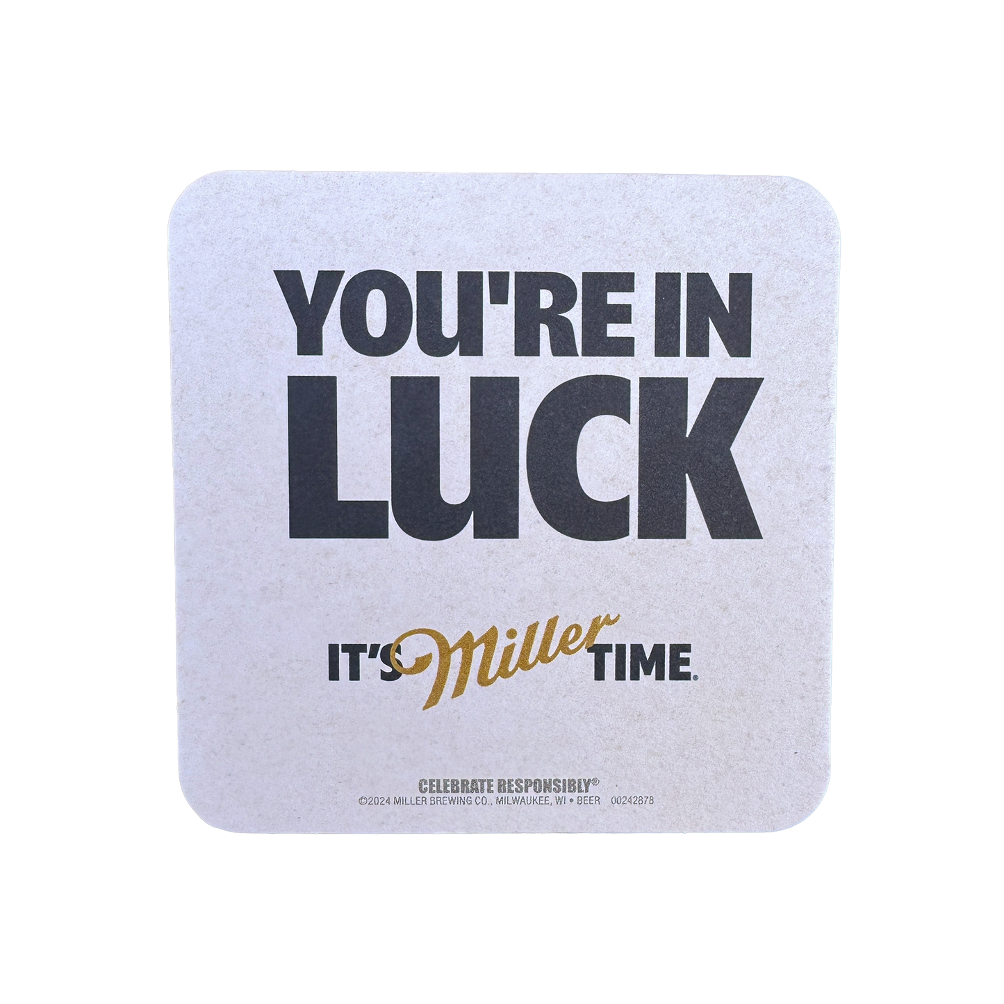 LITE ST. PADDY 125-PACK CARDBOARD COASTERS