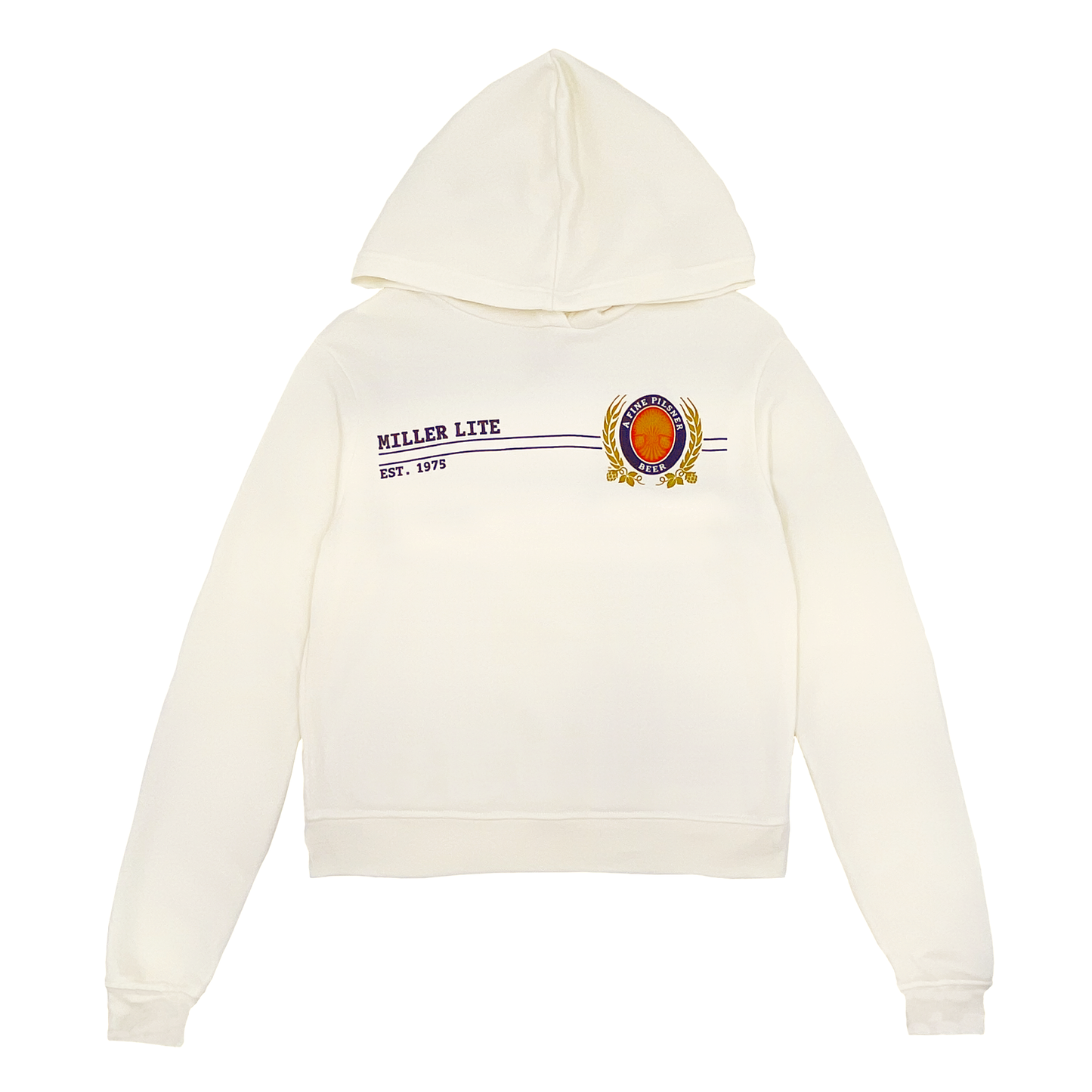 MILLER LITE WOMEN'S MINIMAL HOODIE