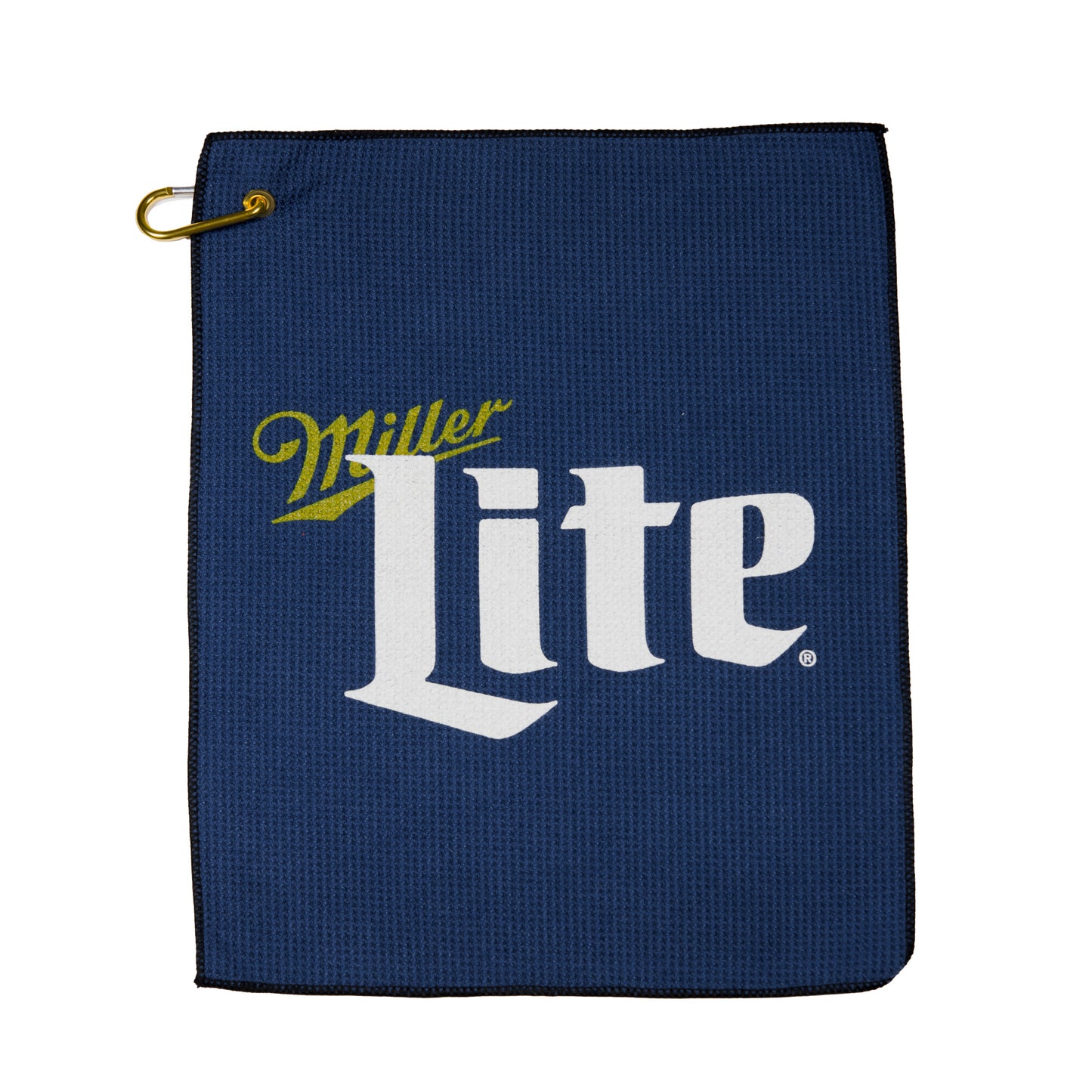 MILLER LITE MICROFIBER GOLF TOWEL