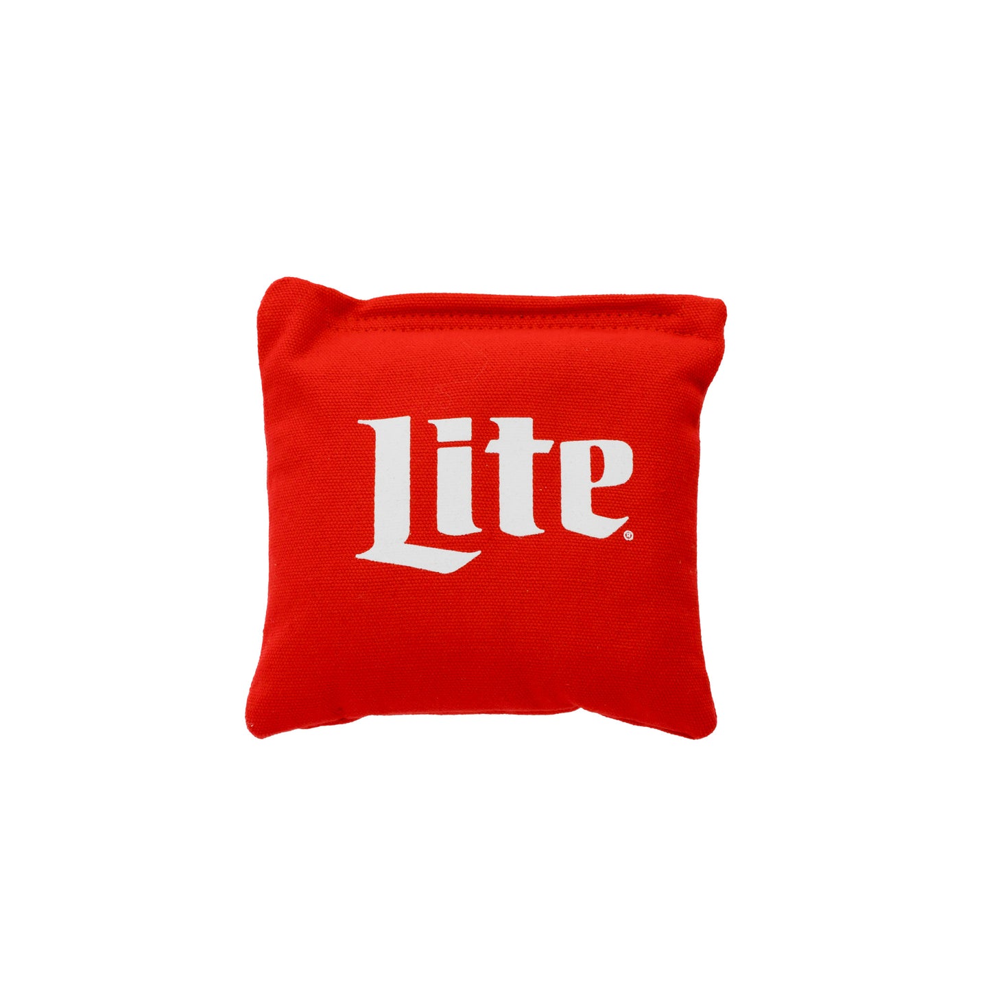 MILLER LITE RED BEAN BAG SET