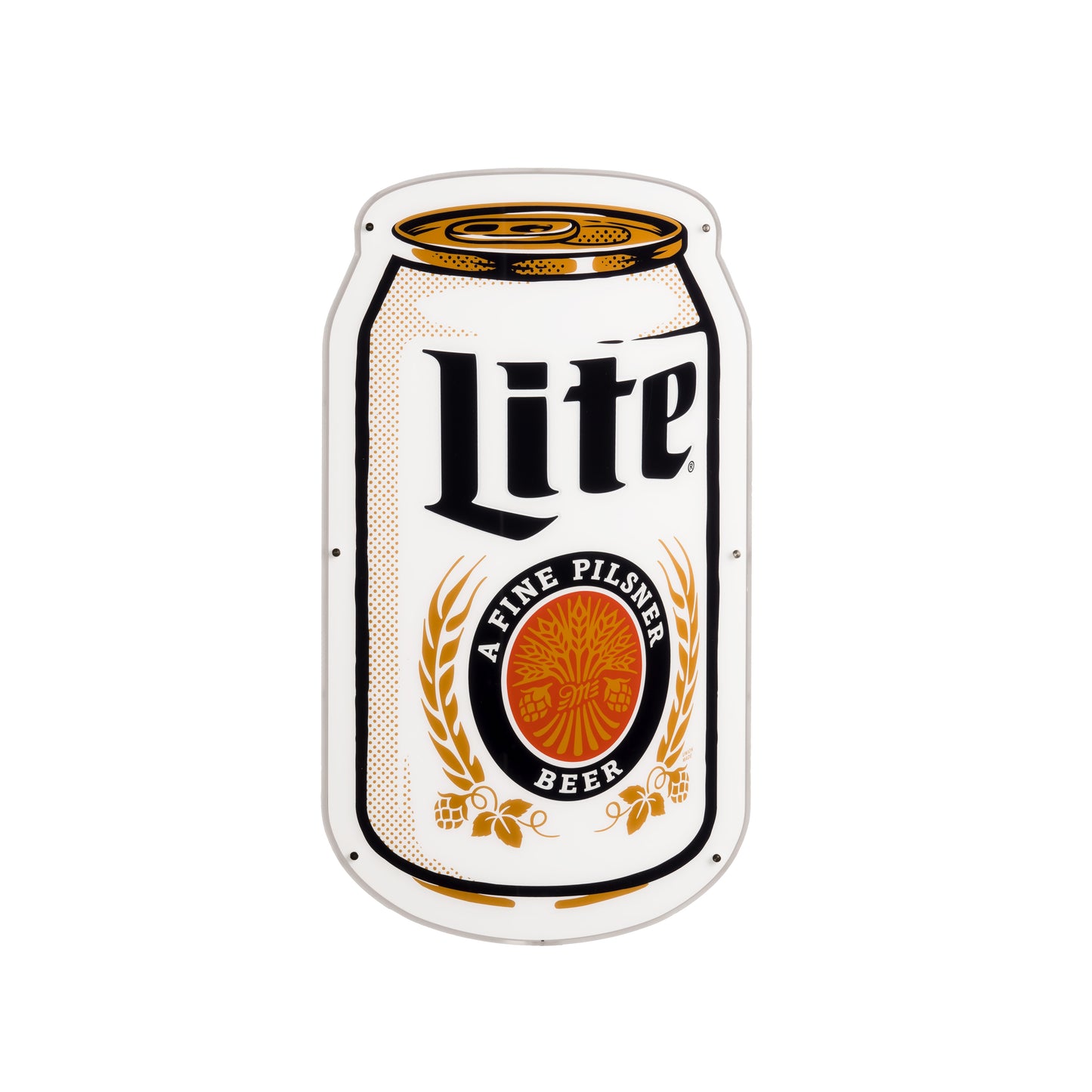 MILLER LITE ILLUSTRATED CAN LED