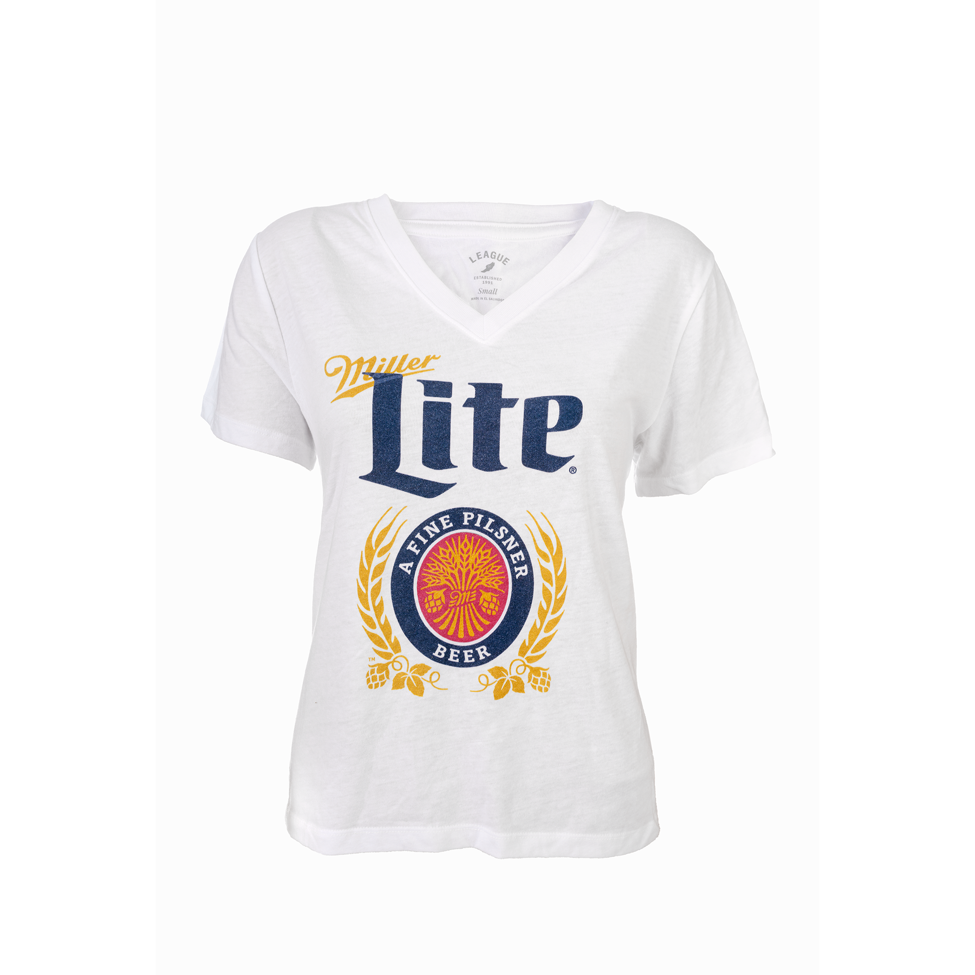 Tee Luv Miller Lite Logo T-Shirt - Navy Medium