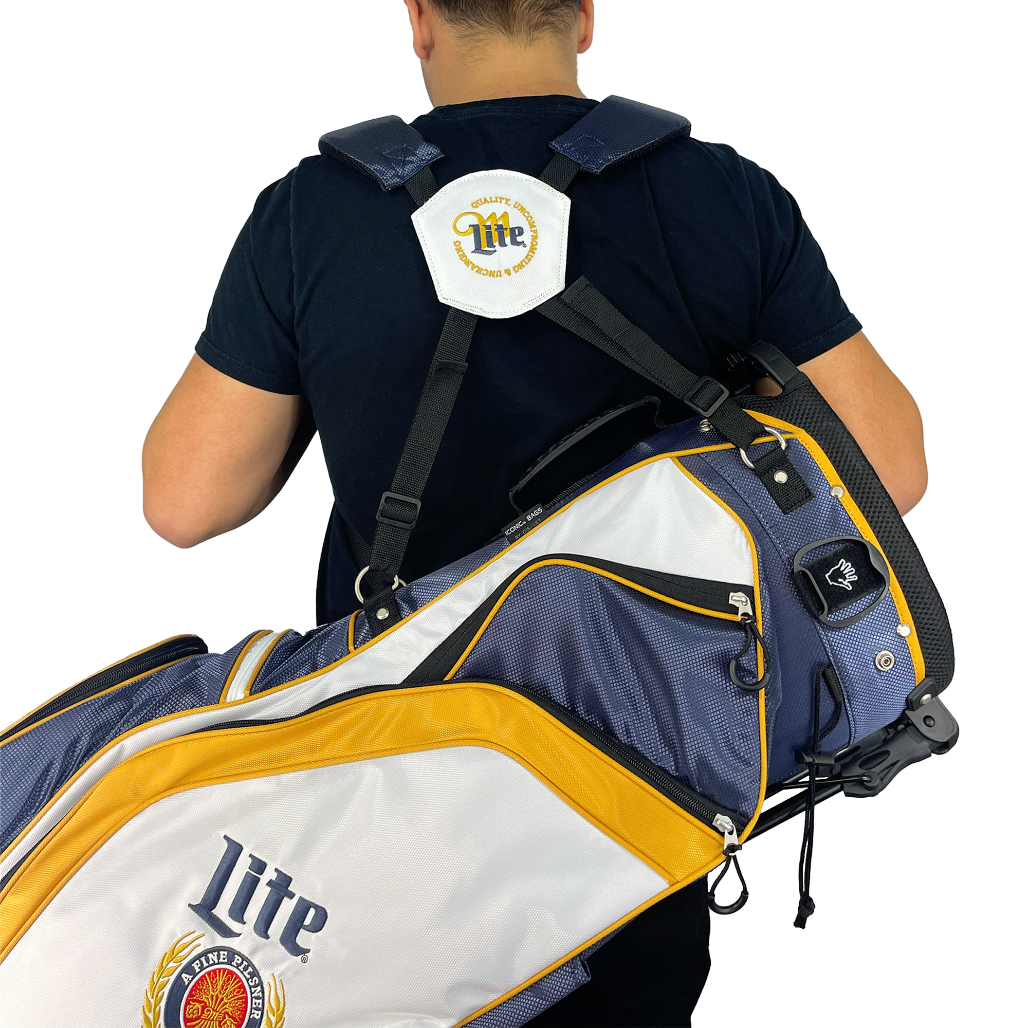 MILLER LITE ICON II GOLF BAG