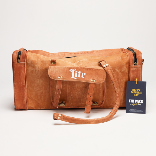 Fix-Pack #49: Aged Leather Duffel