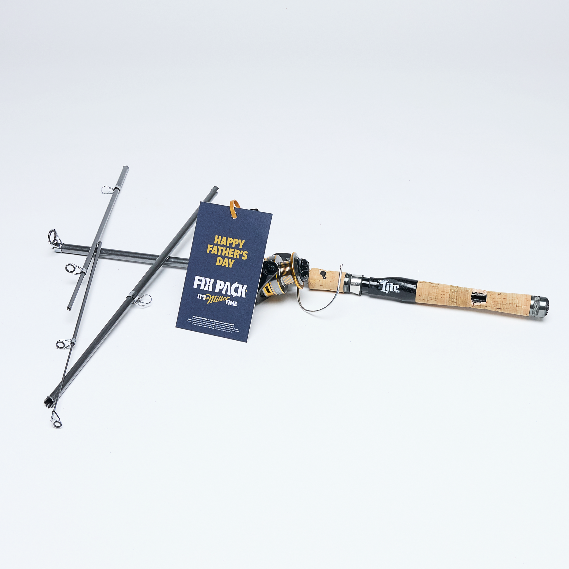 broken fishing poles png Fix-Pack #72: Corked Cork Fishing Rod – Miller Lite Shop