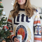 MILLER LITE HOLIDAY KNIT SWEATER