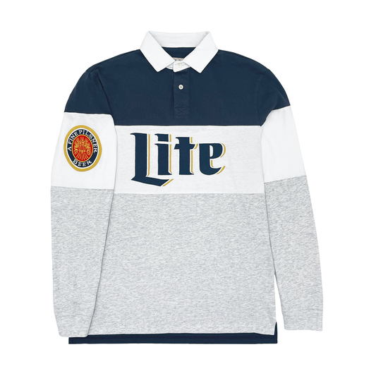 MILLER LITE EMBROIDERED RUGBY