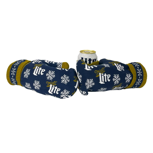 MILLER LITE BEER HOLDER MITTENS