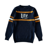 LITE BEER STRIPED SWEATER