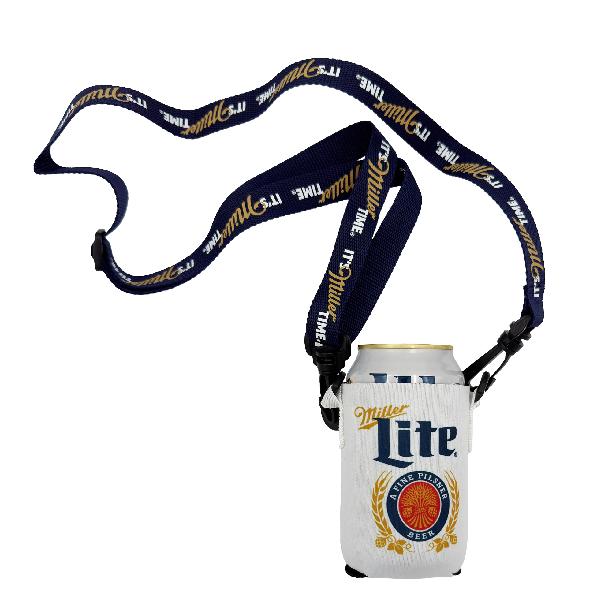 MILLER LITE BEVERAGE HOLDER LANYARD