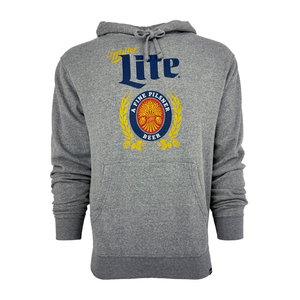 MILLER LITE GRAY CREST HOODIE Miller Lite Shop