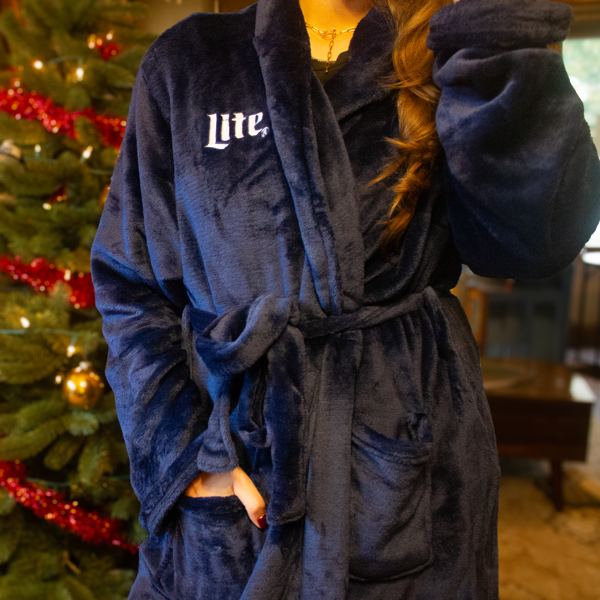 MILLER LITE PLUSH ROBE