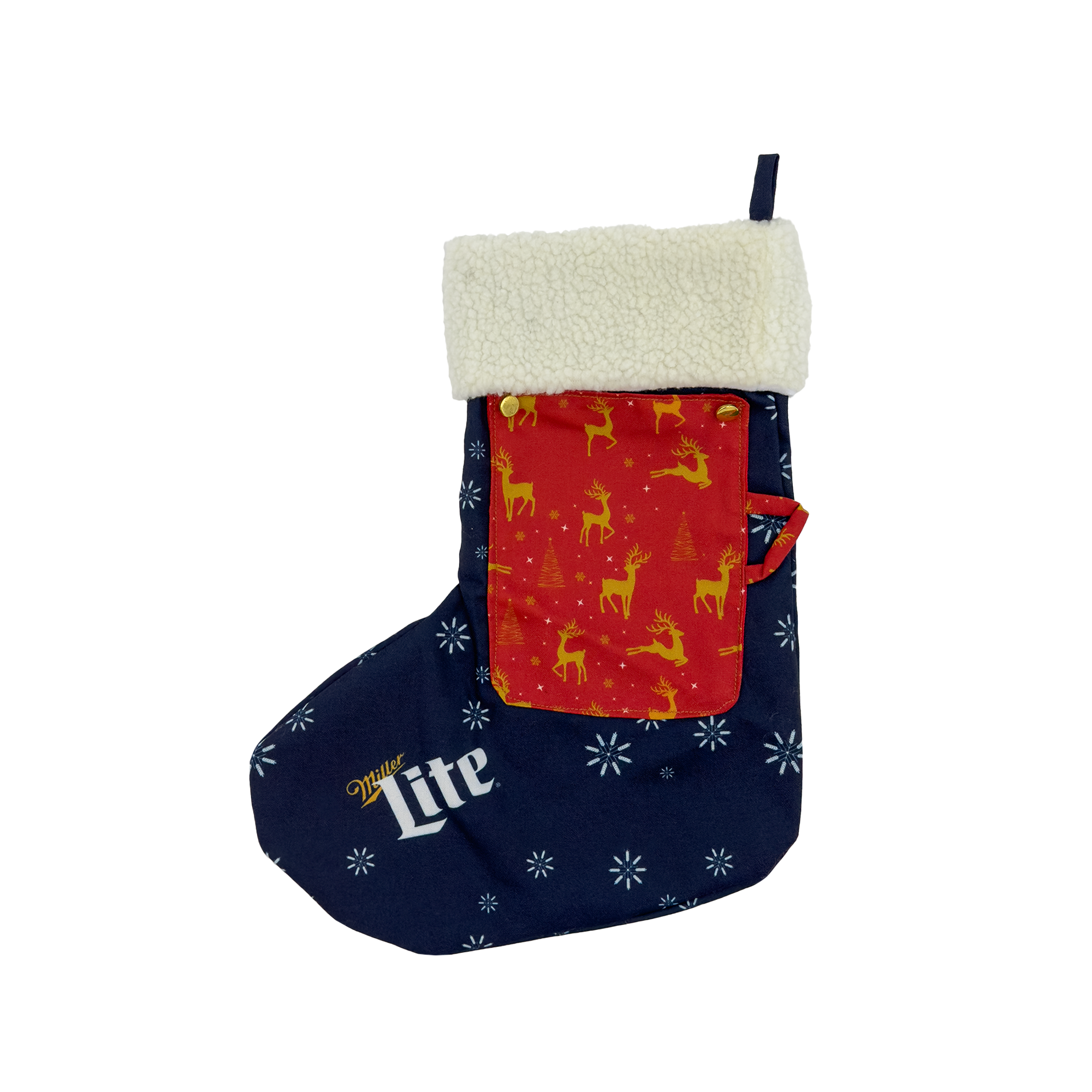 MILLER LITE HOLIDAY STOCKING