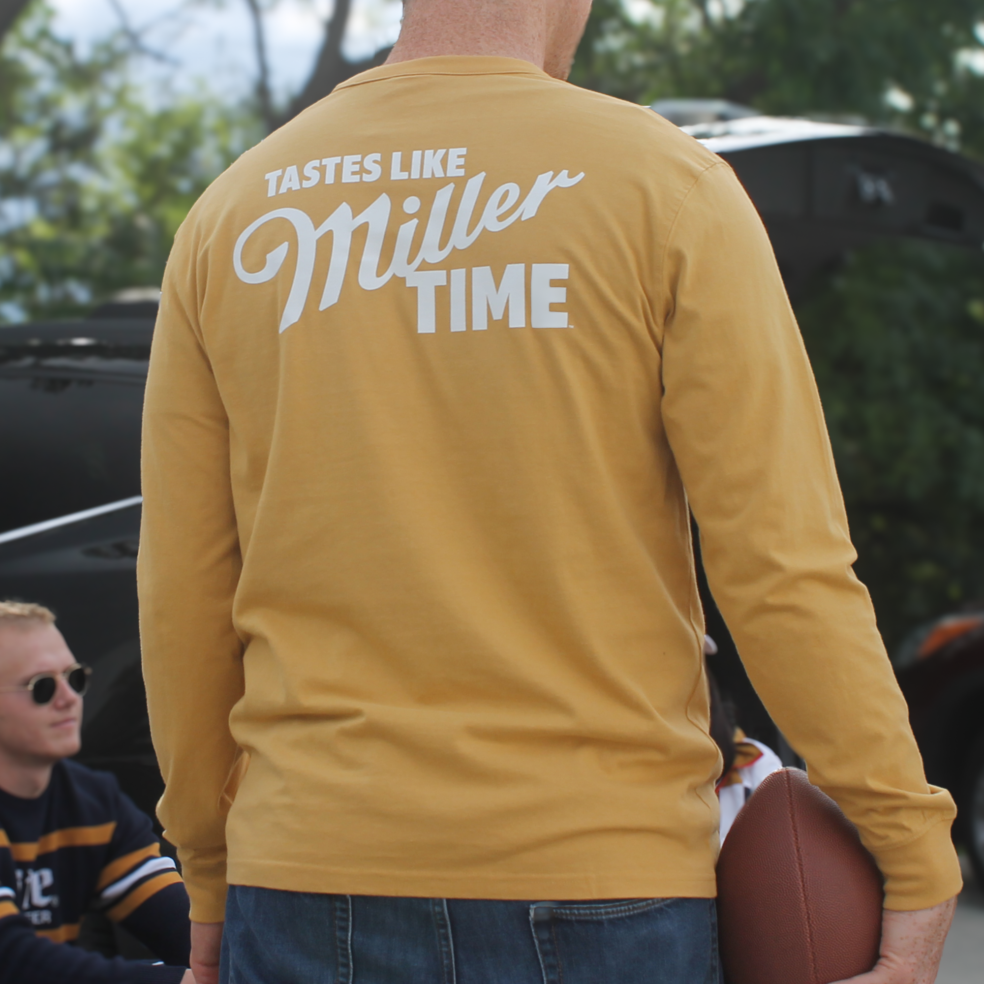 Tastes Like Miller Time Champion Long Sleeve Tee