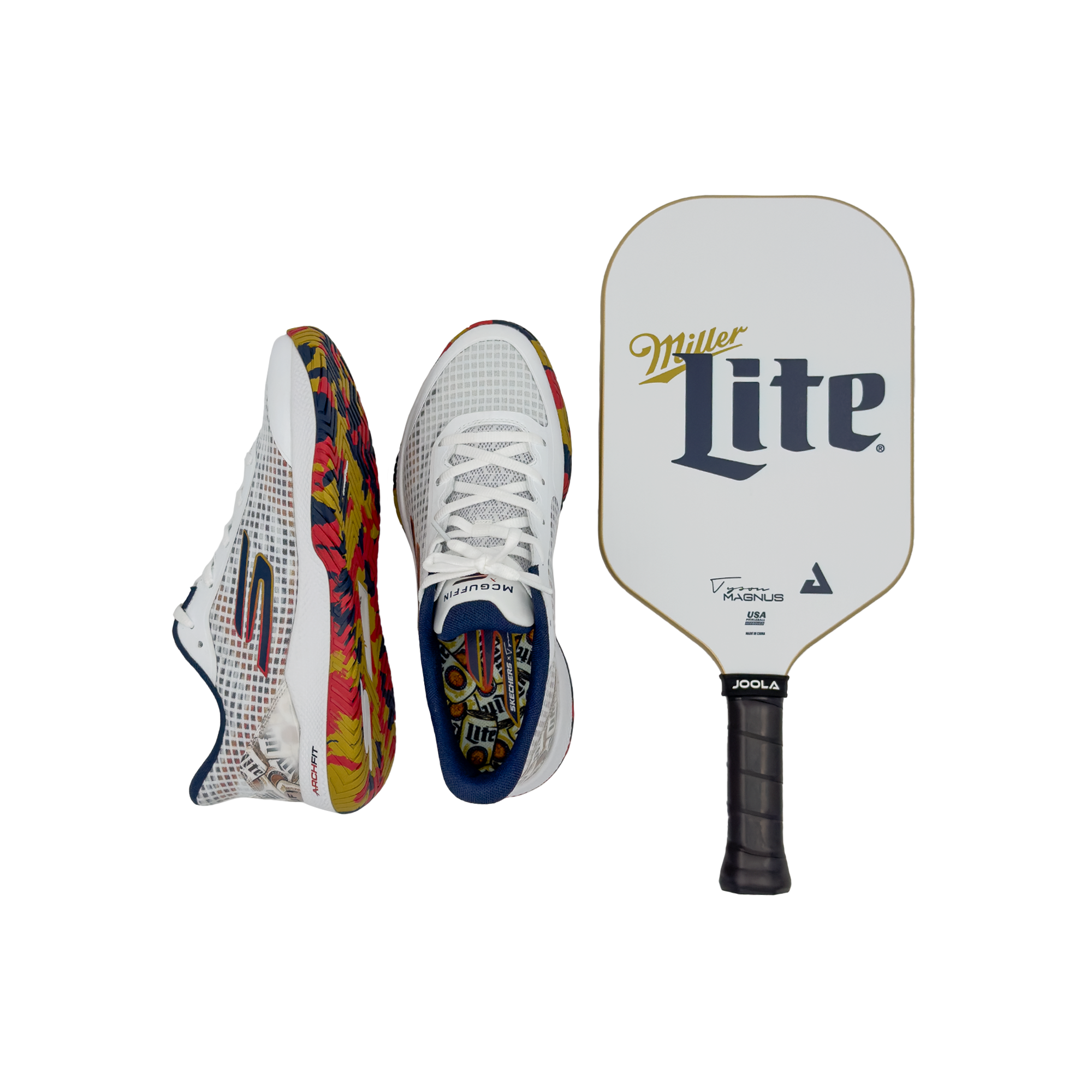 SKETCHERS SHOES + JOOLA PICKLEBALL PADDLE BUNDLE