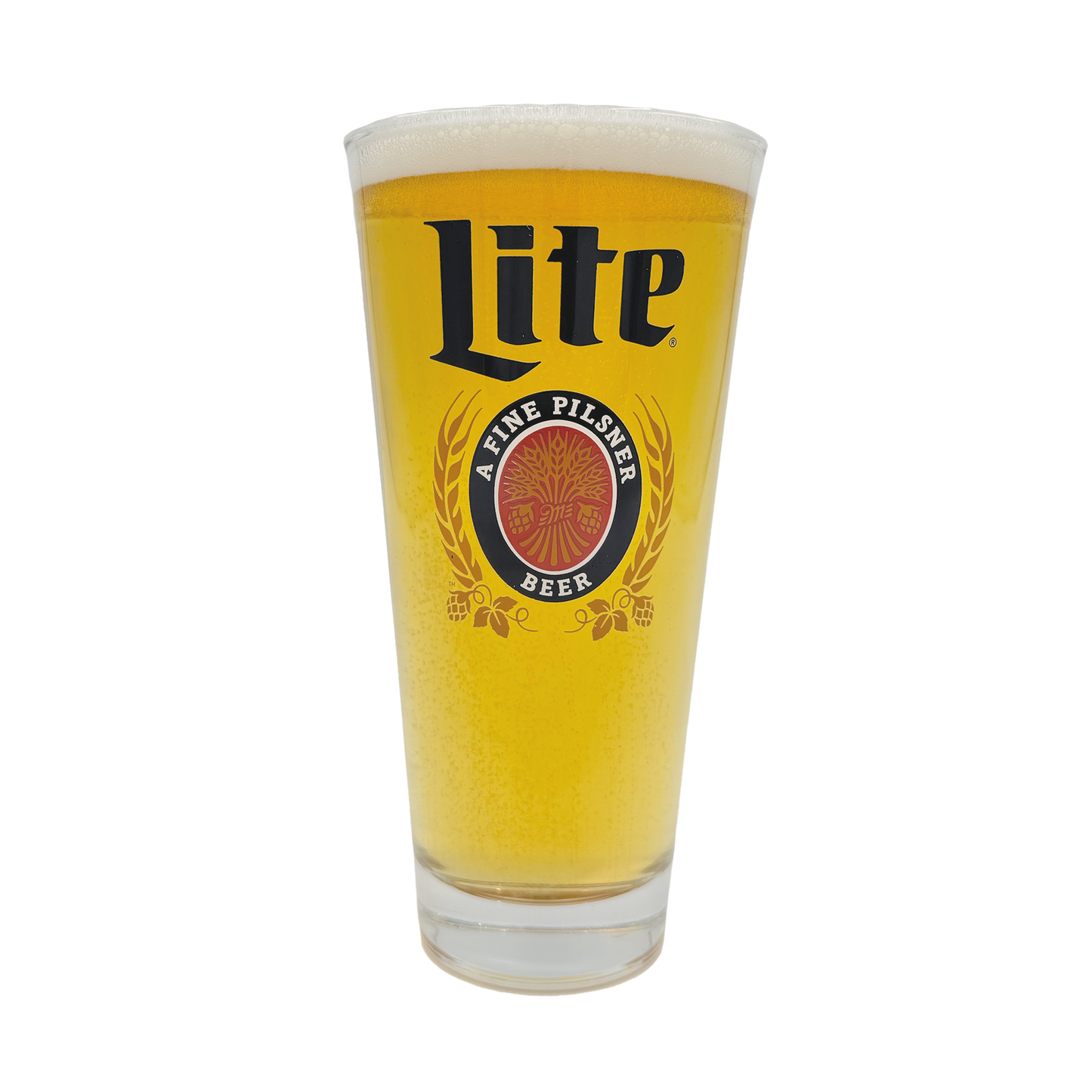 SIGNATURE MILLER LITE 22 OZ GLASS