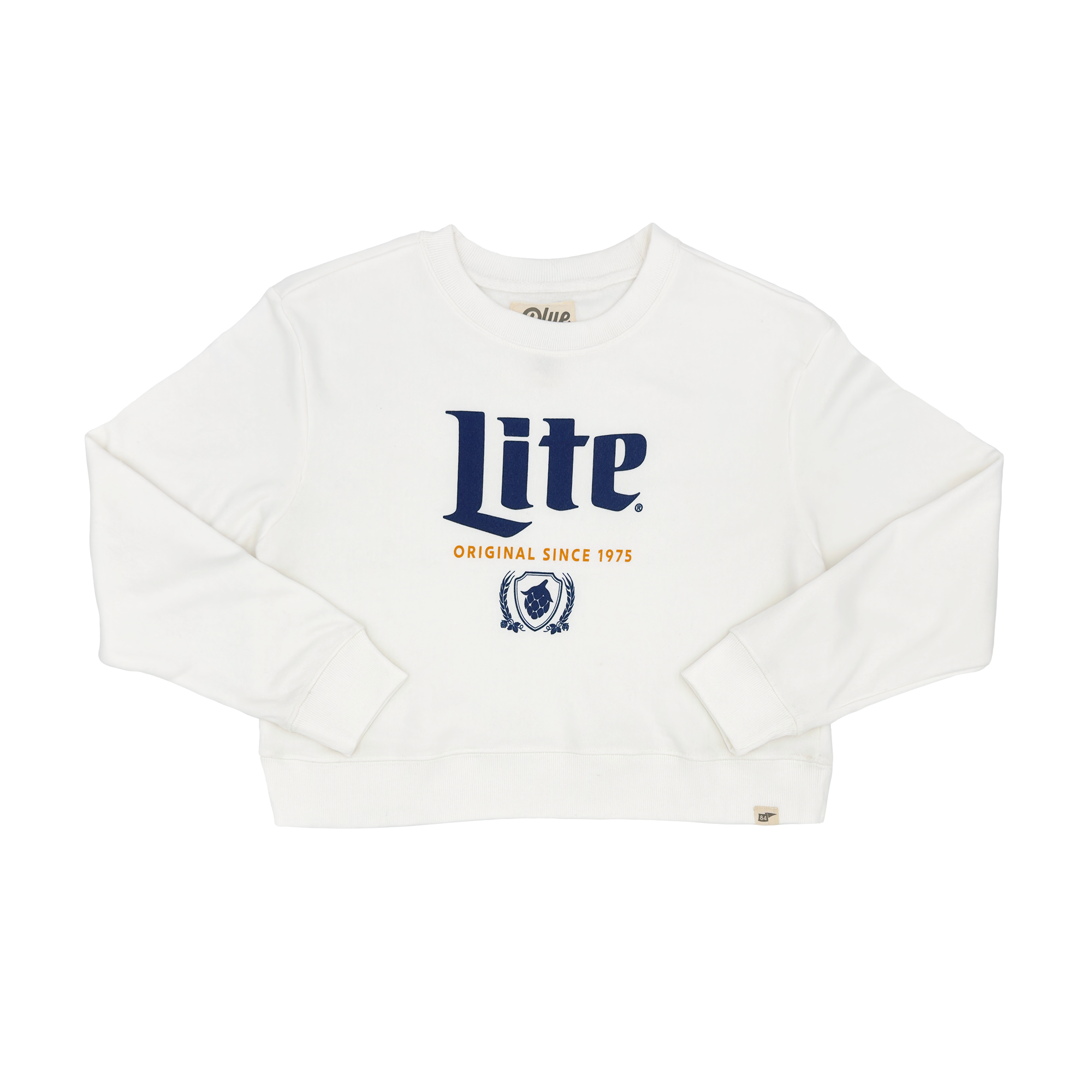 WOMEN'S WHITE LITE CREW