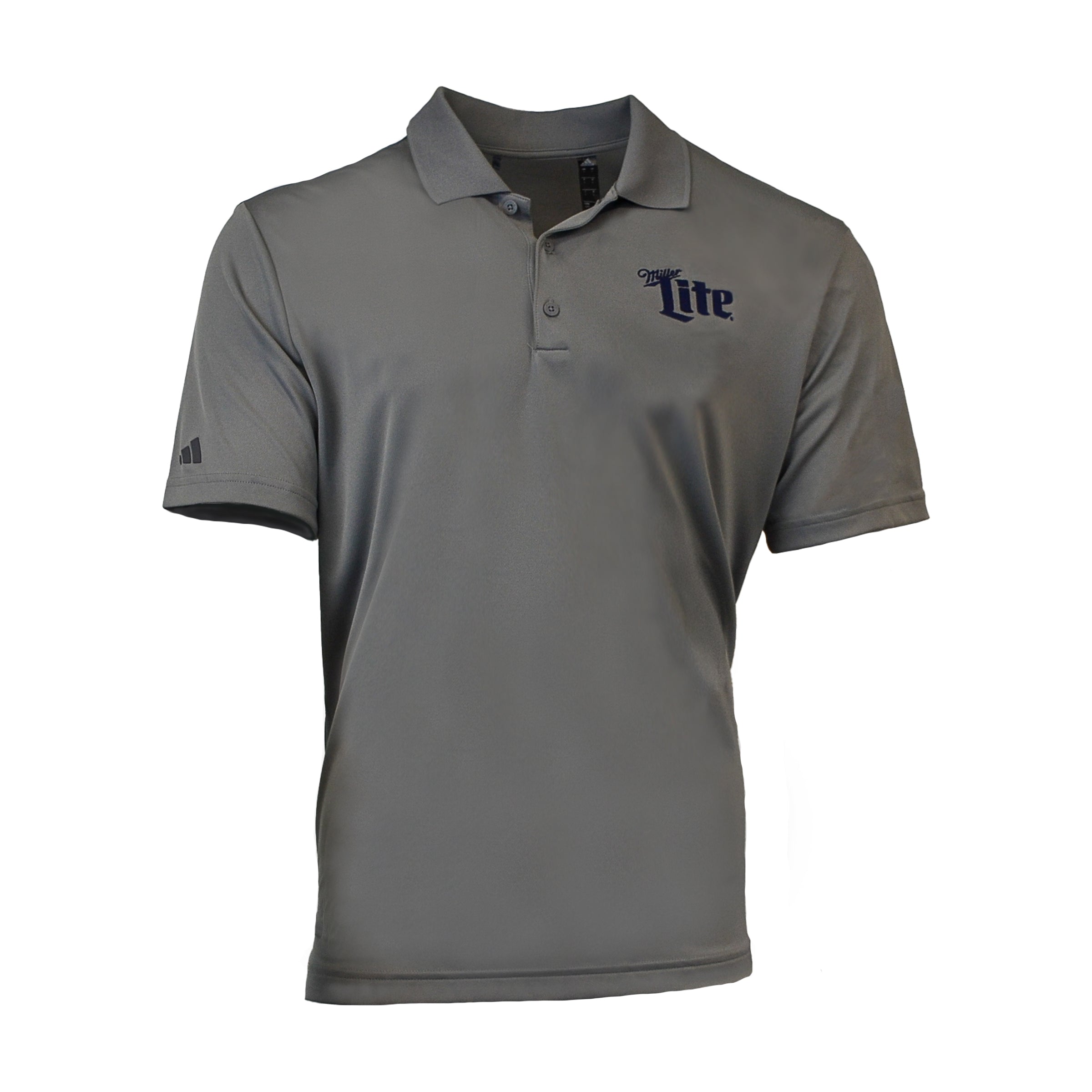 Miller Lite Gray Adidas Golf Polo – Miller Lite Shop