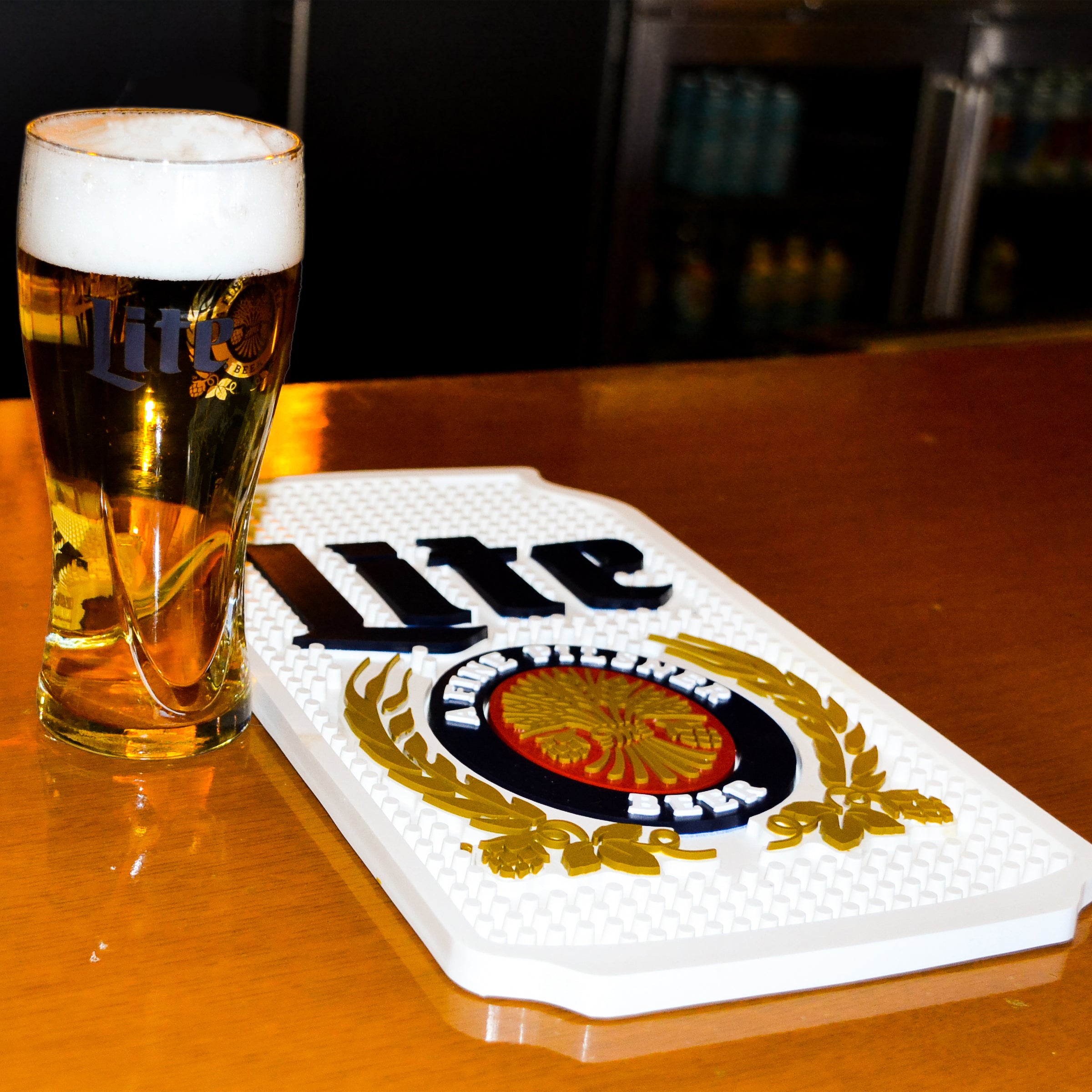 Miller Lite バーマット Can Shaped Counter Mat – Miller Lite Shop