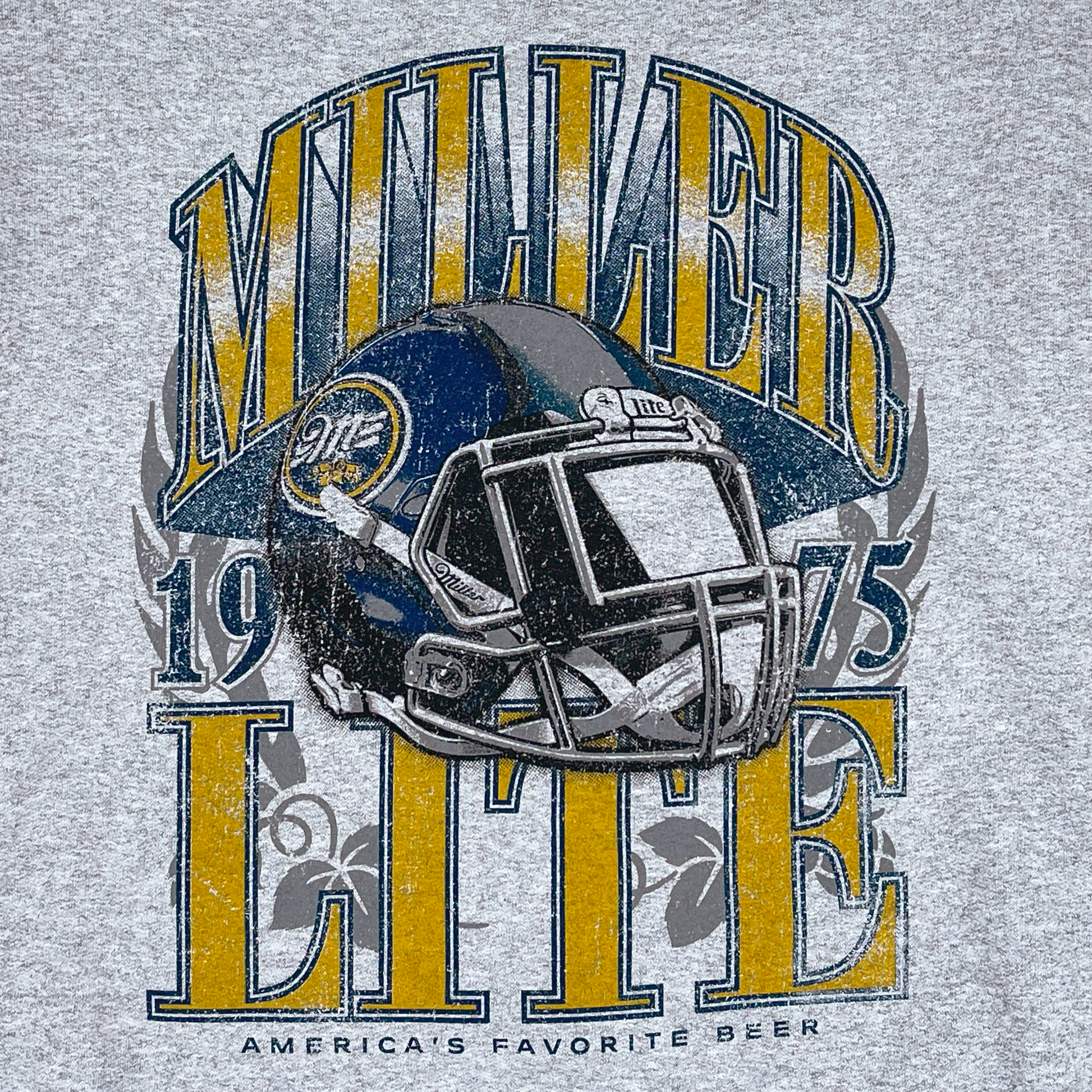 beer football helmet nfl shop MILLER LITE FOOTBALL CREW 3XL
