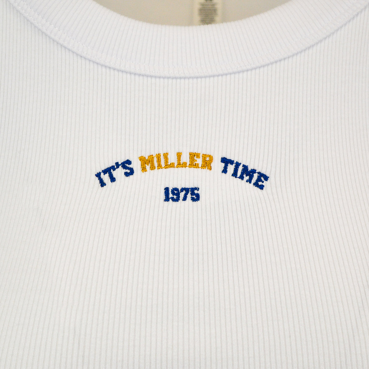 It's Miller Time '75 Ladies' Ribbed Tank