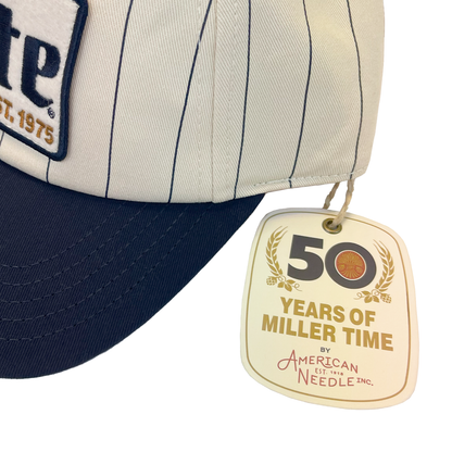 MILLER LITE PINSTRIPE HAT