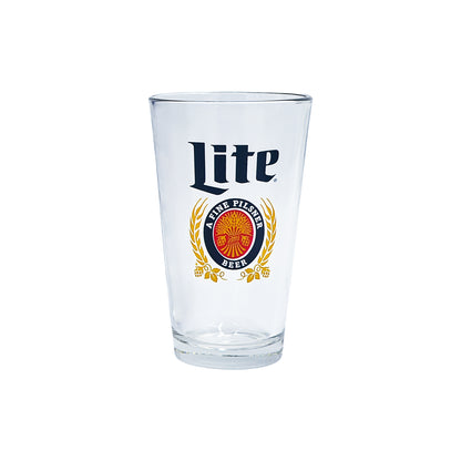 Miller Lite Pint Glass 4-Pack