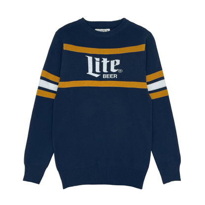 LITE BEER STRIPED SWEATER