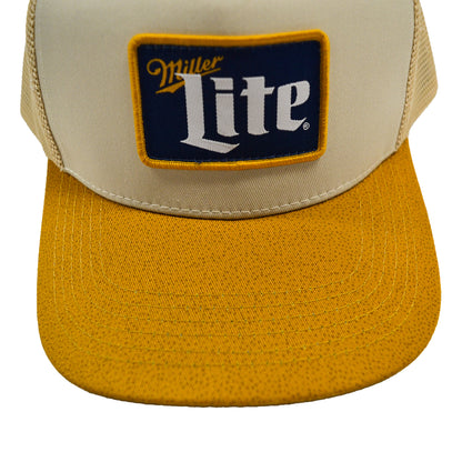 Gold and Cream Mid-Pro Trucker Cap