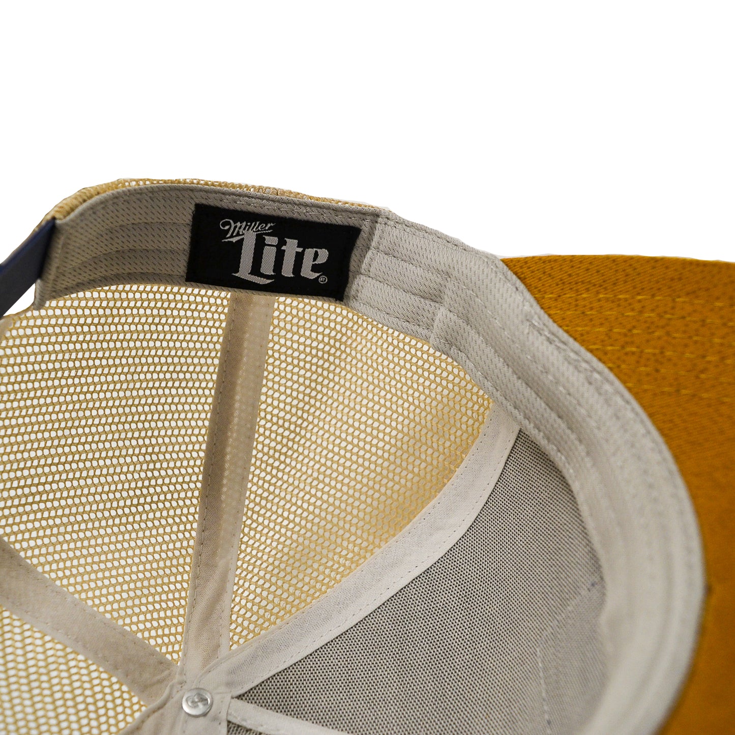 Gold and Cream Mid-Pro Trucker Cap
