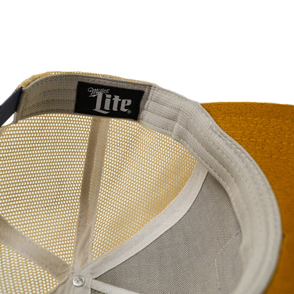 Gold and Cream Mid-Pro Trucker Cap