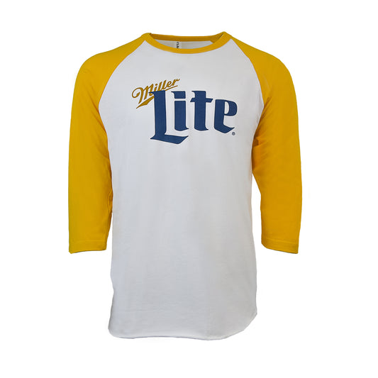 MILLER LITE BASEBALL RAGLAN TEE