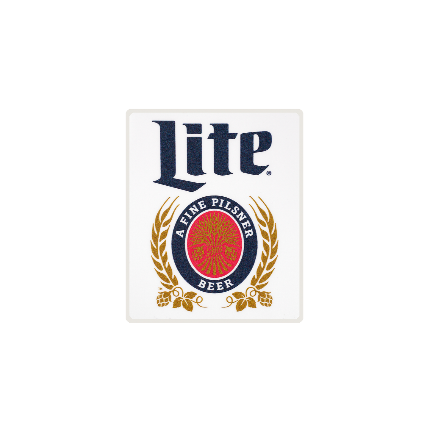 MILLER LITE CREST STICKER
