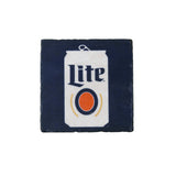 MILLER LITE CAN MARBLE COASTER