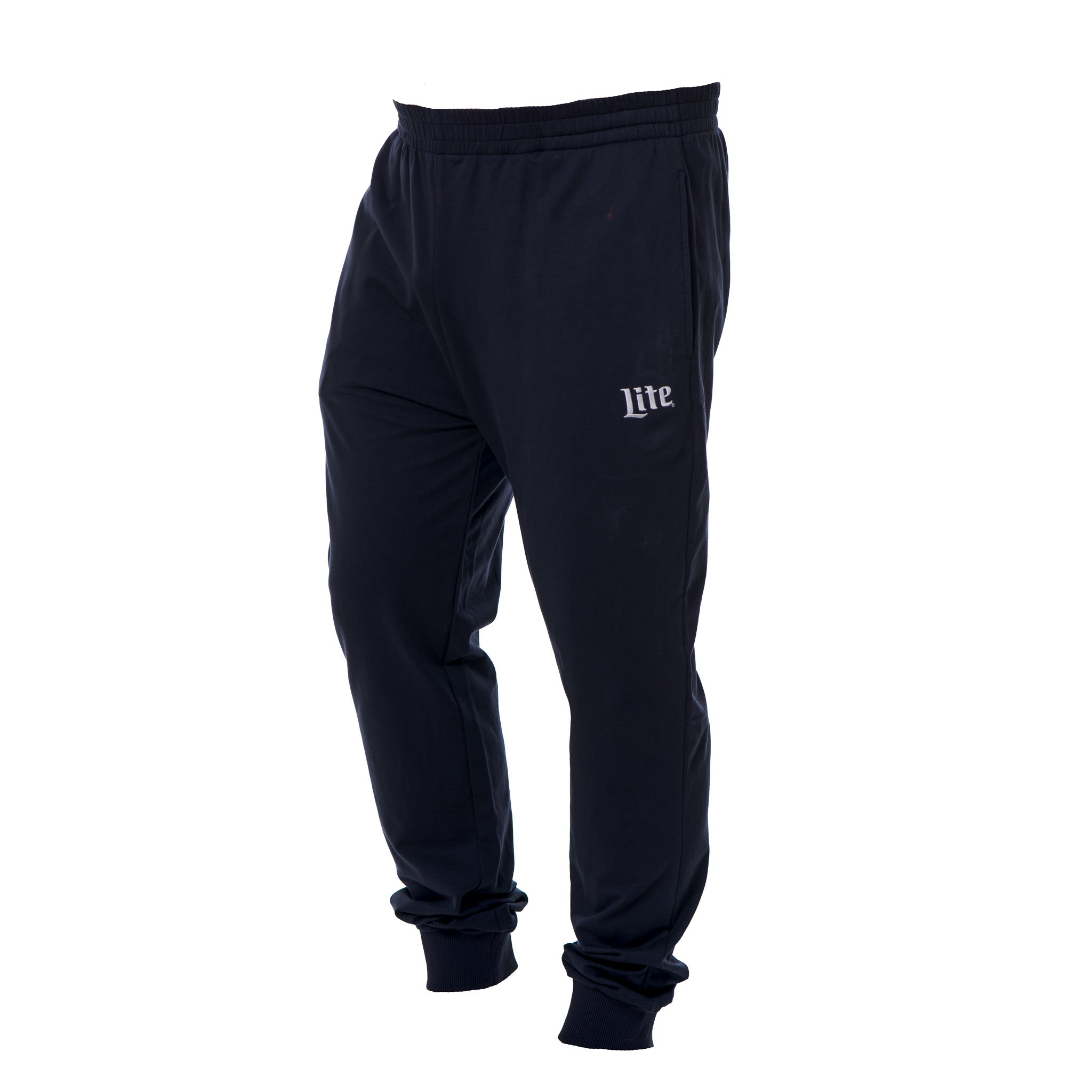 MILLER LITE NAVY EMBROIDERED JOGGERS