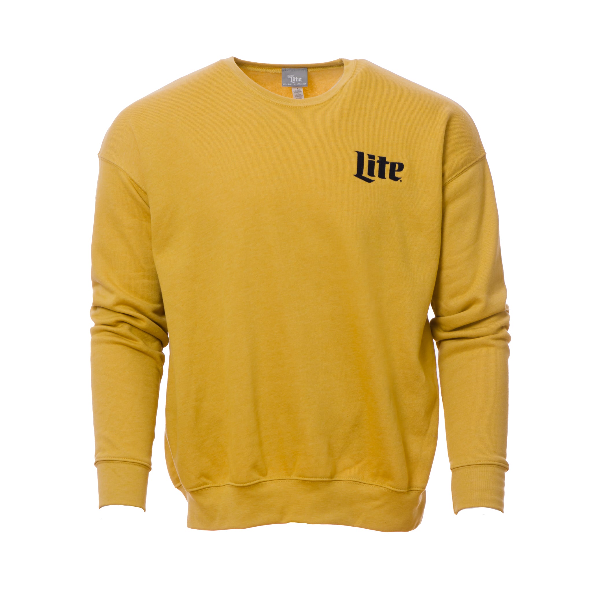 MILLER LITE DITTY BAG Miller Lite Shop miller-lite-gold-embroidered-sweatshirt-miller-lite-shop