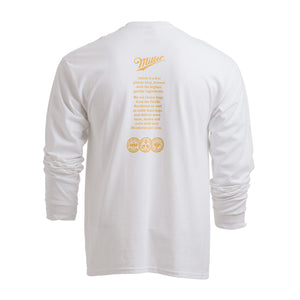 LITE WHITE LABEL BACK PRINT T-SHIRT – Miller Lite Shop | T-Shirts