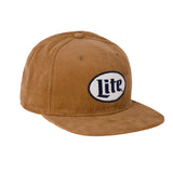 MILLER LITE BROWN CORDUROY HAT