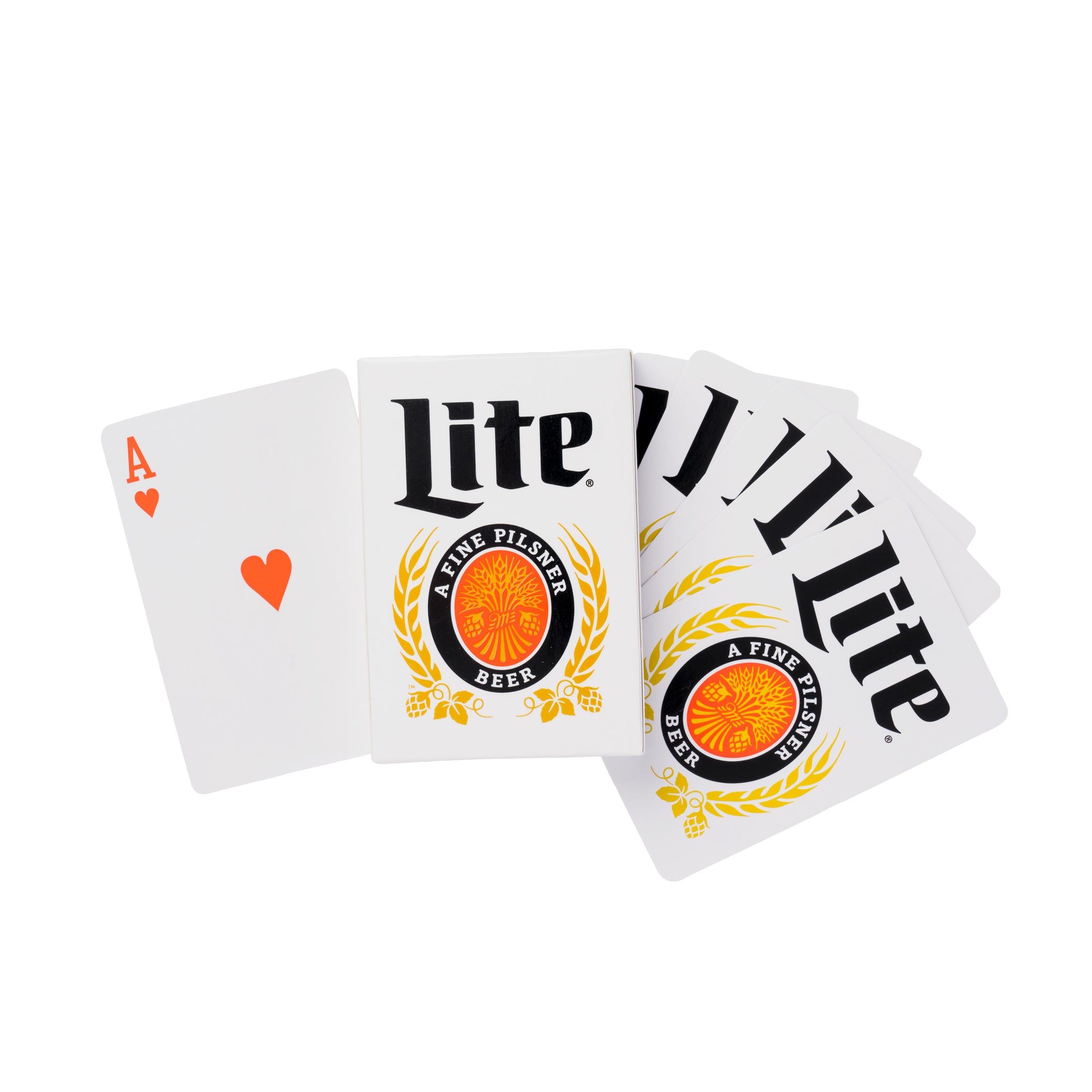 MILLER LITE CREST PLAYING CARDS