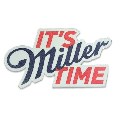 MILLER TIME STICKER- SMALL