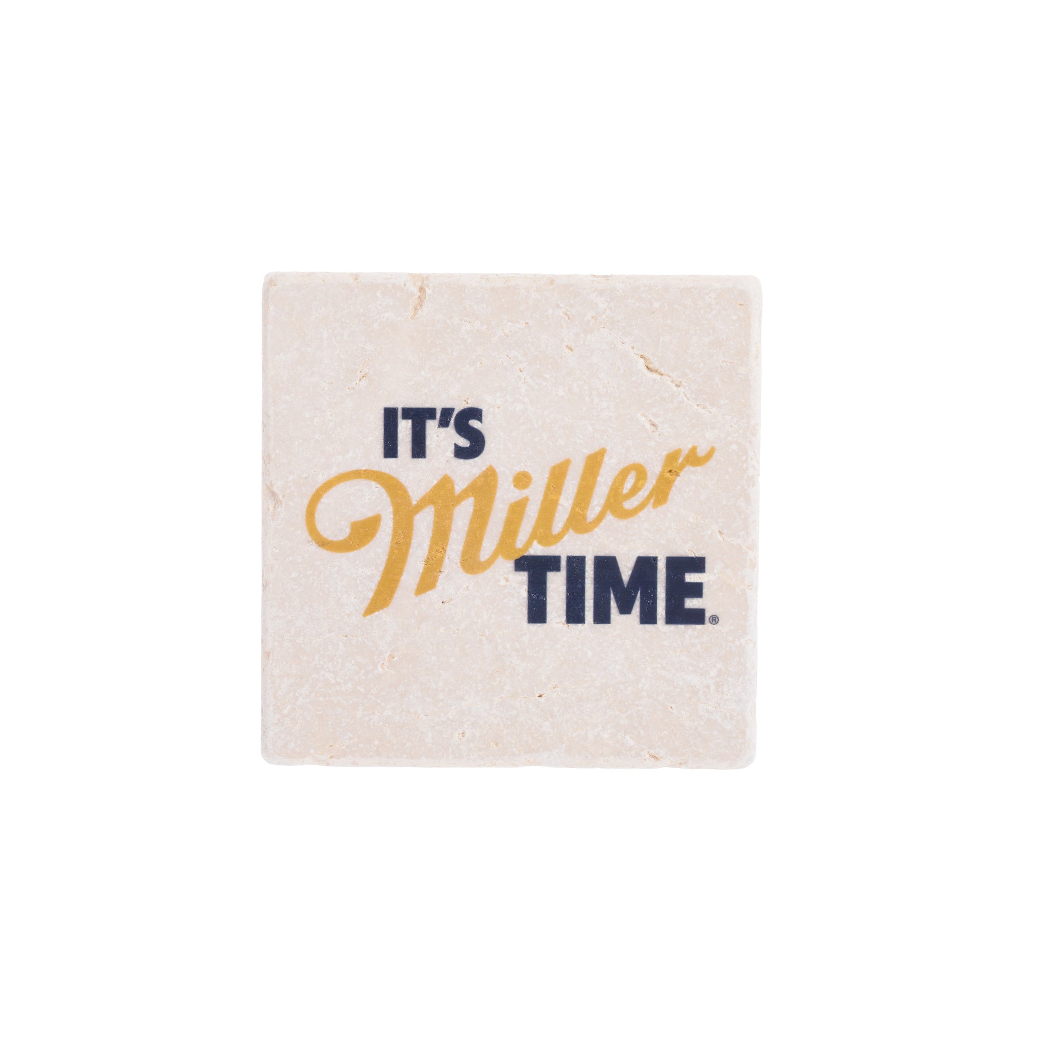 IT'S MILLER TIME MARBLE COASTER